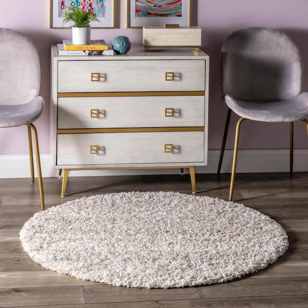 Contemporary Brooke Shag Doormat 4 ft. x 4 ft. Area Rug