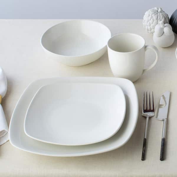 Noritake Colorwave Naked 16-Piece Square (Beige) Stoneware