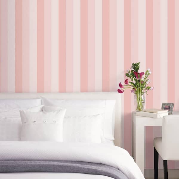Modern simple non-woven striped wallpaper roll decoration room