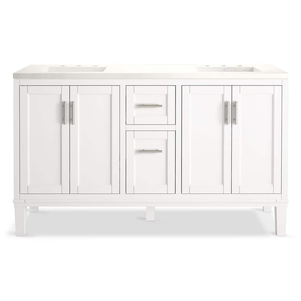 KOHLER Chesil 60 in. W x 19.24 in. D x 36.14 in. H Bathroom Vanity in