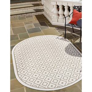 Outdoor Trellis Kafes Ivory 5 ft. 3 in. x 8 ft. Area Rug