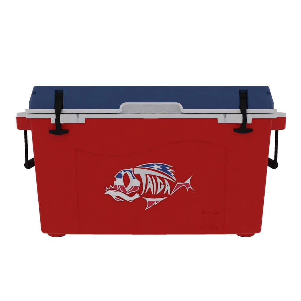 TAIGA 55 Quart Cooler Red White and Blue 01-055-000-RWB - The Home