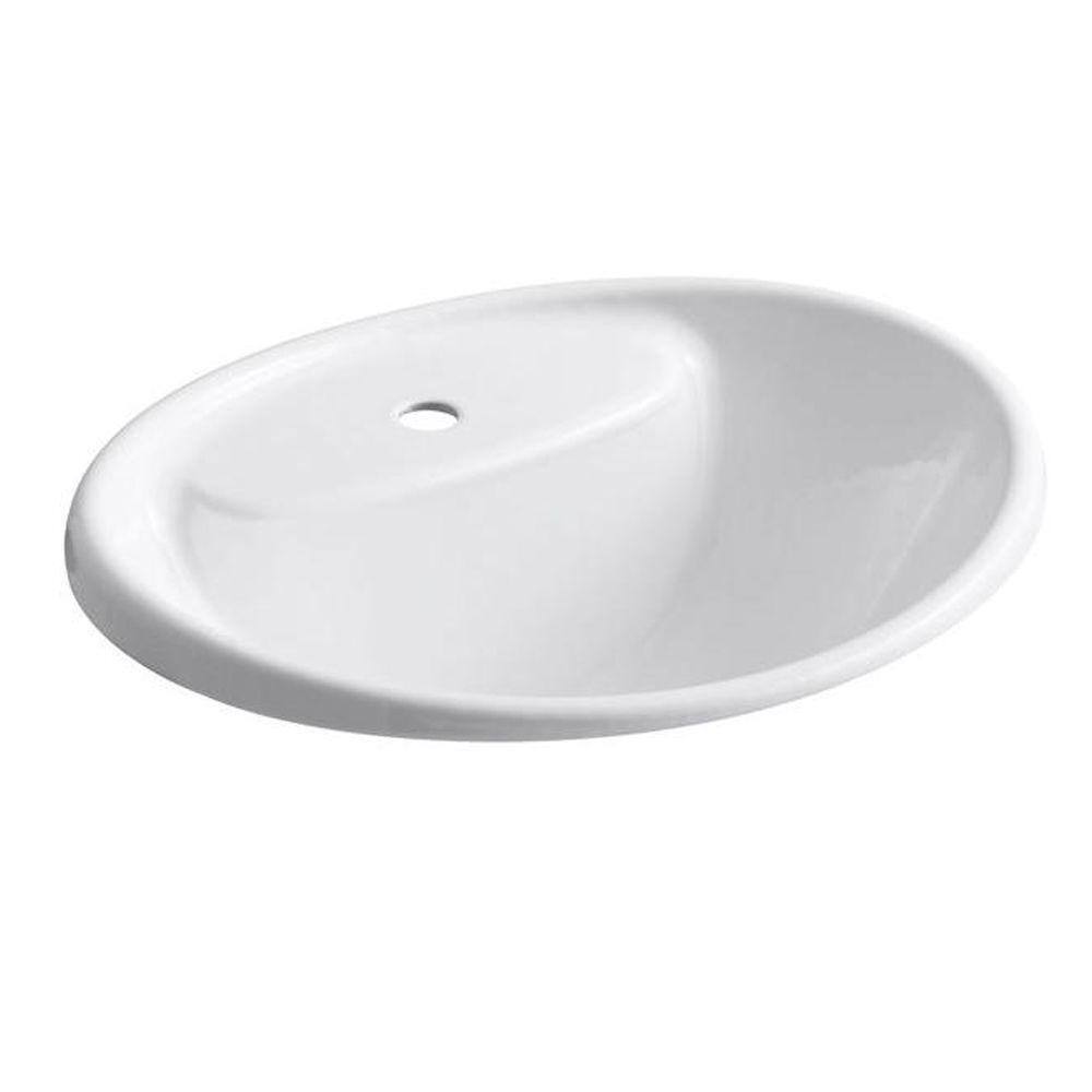 Kohler Tides Drop In Cast Iron Bathroom Sink In White With Overflow Drain K 2839 1 0 The Home Depot Kohler Tides Drop In Cast Iron Bathroom Sink In White With Overflow Drain K 2839 1 0 The Home Depot
