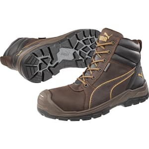Women's Tornado CTX 6 in. Safety Work Boots - Composite Toe - Brown Size 11(M)