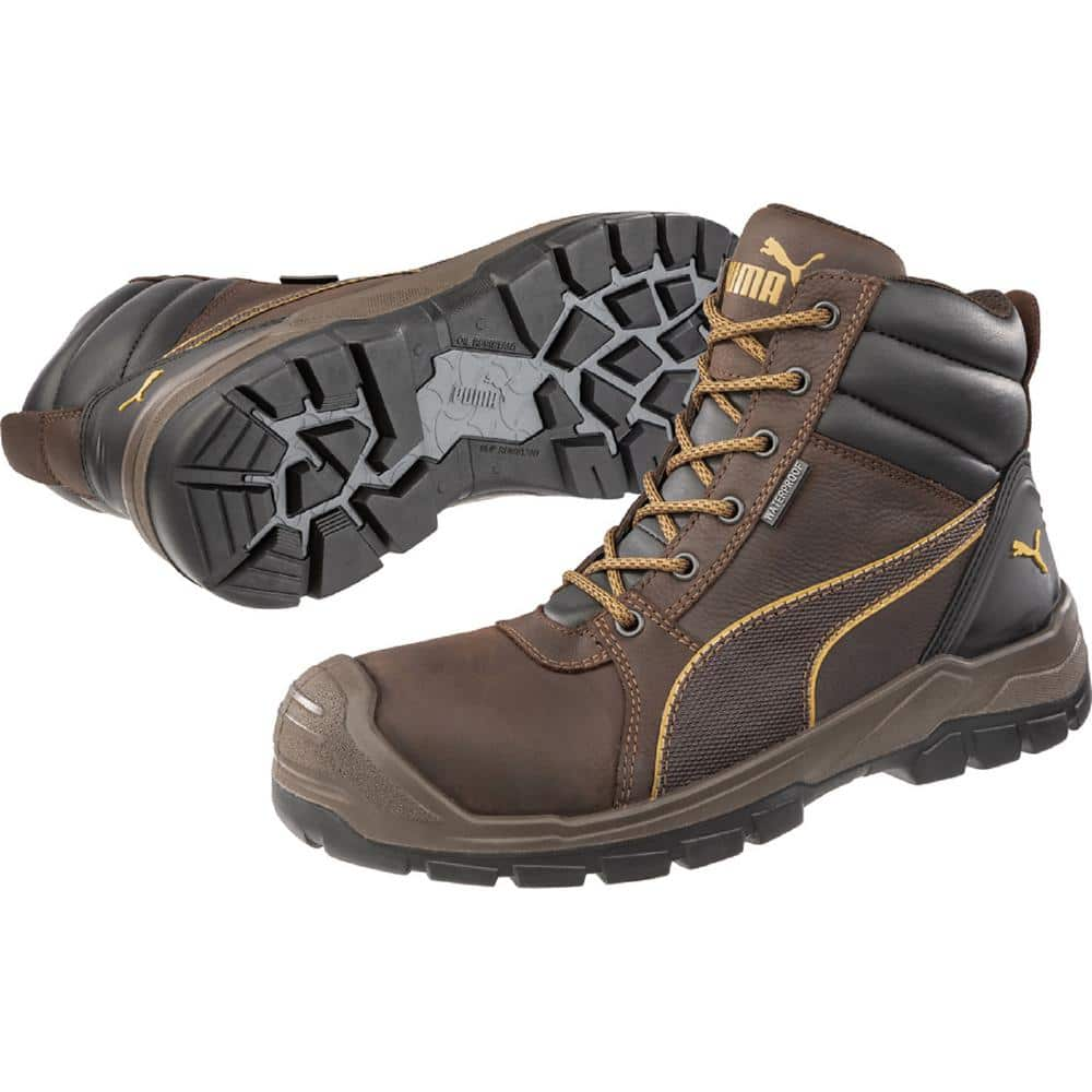 Puma Mens Tornado Ctx 6 In Safety Work Boots Composite Toe Brown Size 11m 630785 11 400 4289