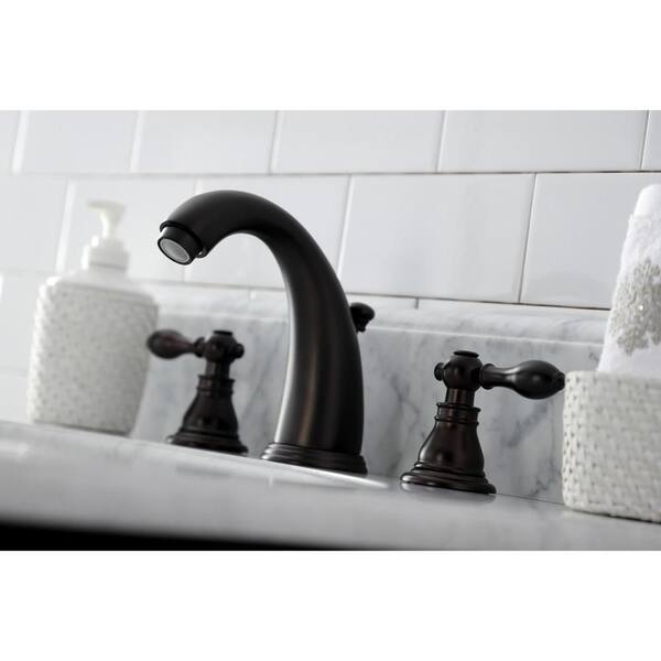 Kingston Brass American Classic 2-Handle 8 in. Widespread Bathroom