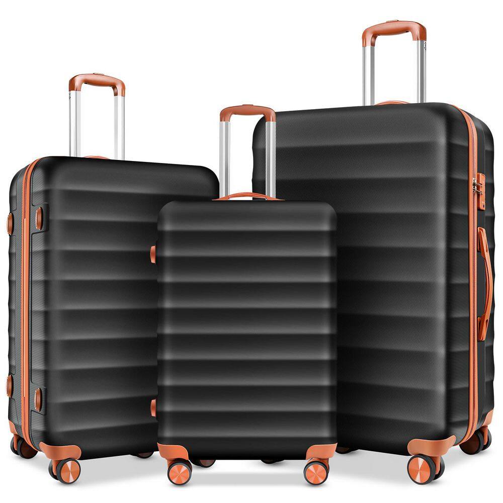 3-Piece Hardshell Luggage Set with TSA Lock, YKK Zippers, Durable PC+ABS Hard Shell & Spinner Wheels price history on PriceWatchPro