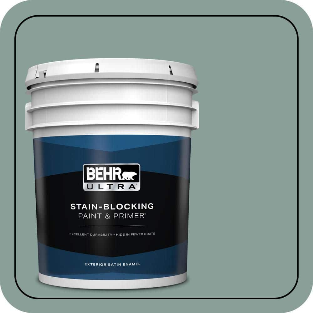5 gal. #480F-4 Mermaid Net Satin Enamel Exterior Paint & Primer price history on PriceWatchPro