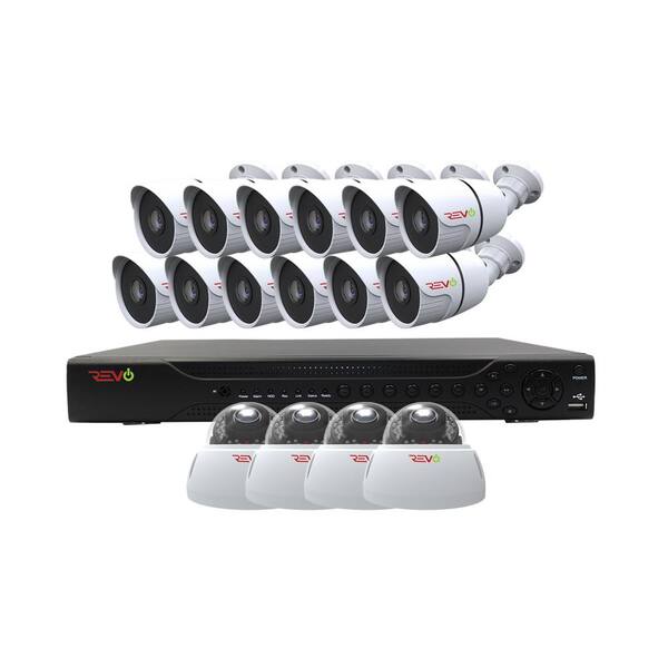 Revo Aero HD 1080p 16-Channel 2TB Video Security System with 16 Indoor/Outdoor Cameras