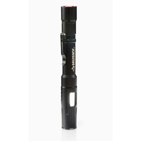 Husky - 100 Lumens LED Penlight with Side Light (2-Pack)
