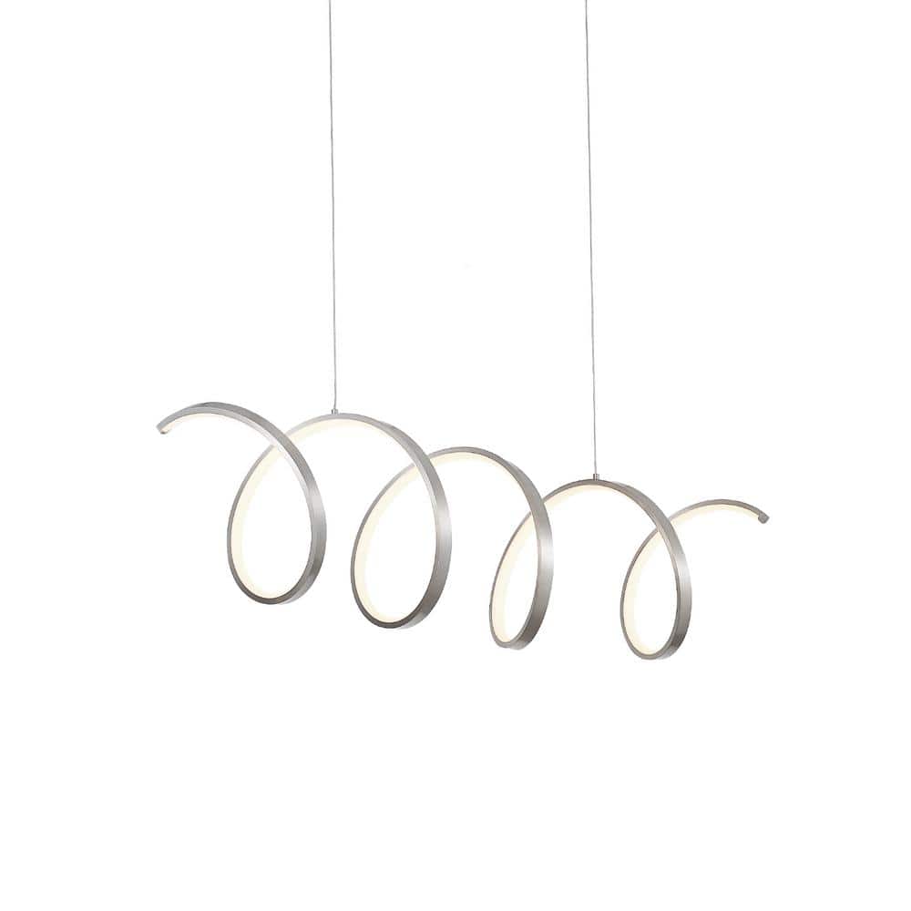 Synergy 41.75" Antique Silver LED Linear Indoor/Outdoor Pendant