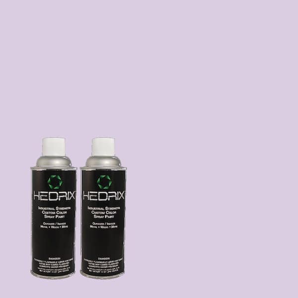 Hedrix 11 oz. Match of 650C-3 Light Mulberry Semi-Gloss Custom Spray Paint (2-Pack)