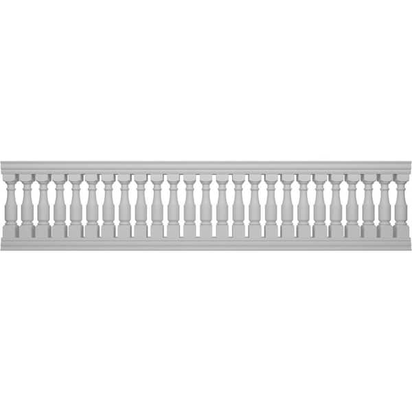 Fiberthane Hamilton Balustrade 168 in. L x 40 in. H Fiberglass Railing Kit