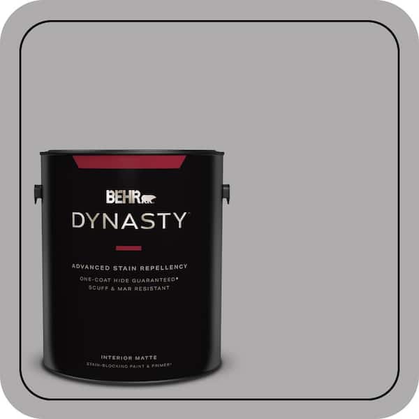 BEHR DYNASTY 1 gal. #MQ5-04 Classy One-Coat Hide Matte Interior Stain-Blocking Paint & Primer