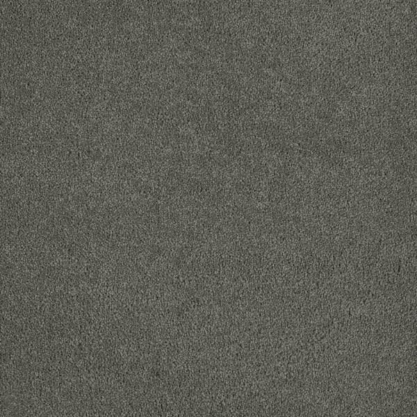 Home Decorators Collection Chastain II - Galloway - Gray 60 oz. SD Polyester Texture Installed Carpet