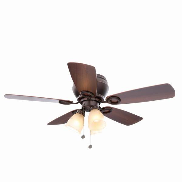 44" New Bronze LED Indoor Ceiling Fan with Light Kit 