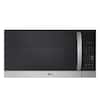 LG 1.7 cu. ft. 30 in. Width Over-the-Range Microwave with EasyClean in Stainless Steel MVEM1721F
