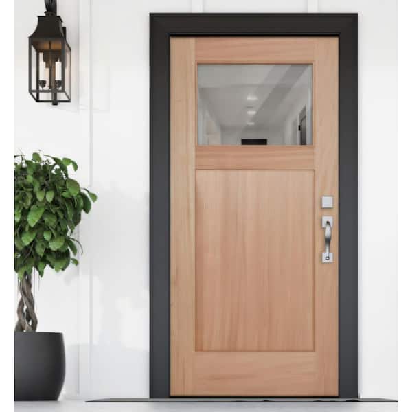 ETO DOORS Ritz 36 in. x 96 in. Craftsman Universal Handing 1-Lite
