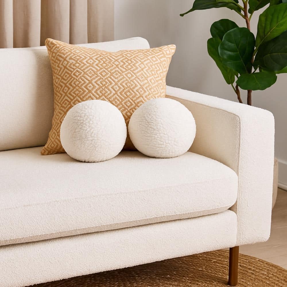 Wily White Polyester 10 in. X 10 in. Accent Throw Pillow (Set of 2) price history on PriceWatchPro