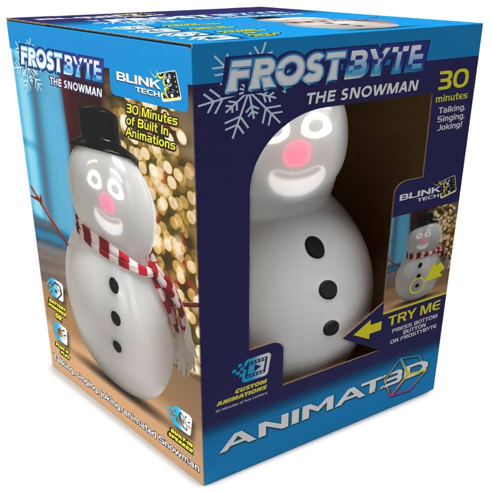 ANIMAT3D FrostByte 11 in. Animated Built-In Projector and Speaker