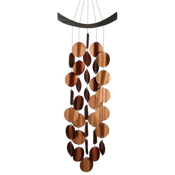 WOODSTOCK CHIMES Signature Moonlight Waves, 34 in. Copper Wind Chime