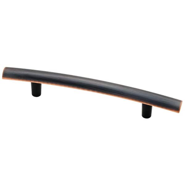 Liberty Liberty Arched 3-3/4 in. (96 mm) Bronze with Copper Highlights Cabinet Drawer Bar Pull