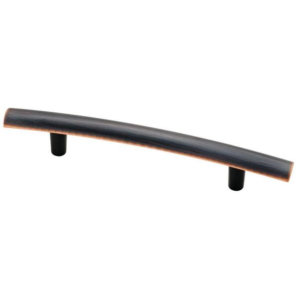Liberty Arched 3-3/4 in. (96mm) Center-to-Center Bronze with Copper Highlights Drawer Pull (12-Pack)