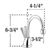 InSinkErator Involve Wave Series Instant Hot & Cold Water Dispenser with  Filtration System & 2-Handle 6.75 in. Faucet in Satin Nickel HC-WAVESN-SS,  F1000S KIT 750W/115V - The Home Depot