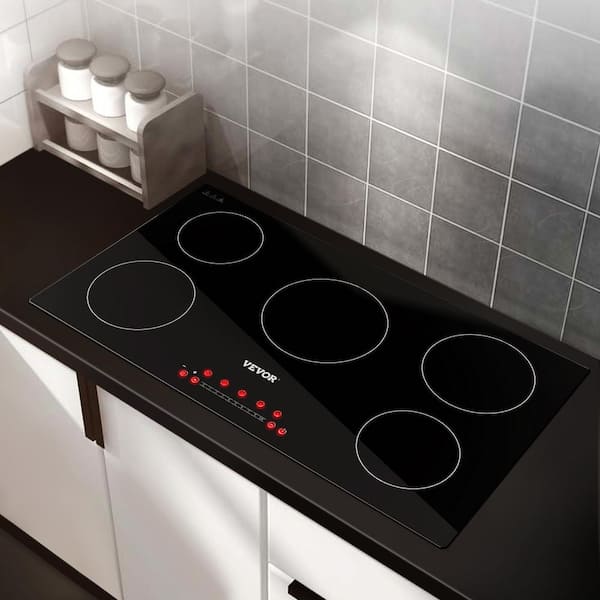 35.4 in. x 20.5 in. Built-in Induction Electric Stove Top with 5-Burners Ceramic Cooktop with Child Safety Lock