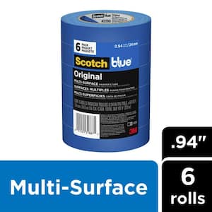 ScotchBlue 0.94 In. x 60 Yds. Original Multi-Surface Painter's Tape (6 Rolls)