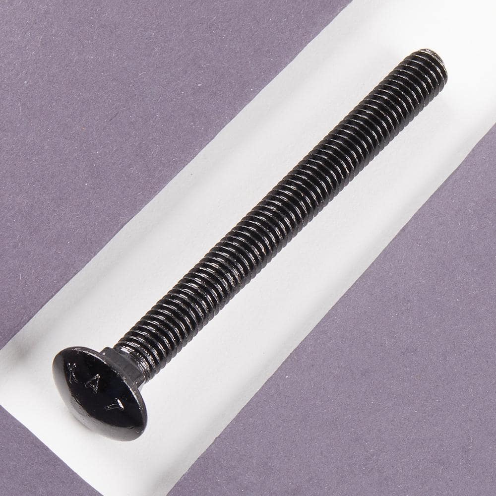 Deckmate 3/816 in. x 4 in. Black Deck Bolts Exterior Carriage Bolts