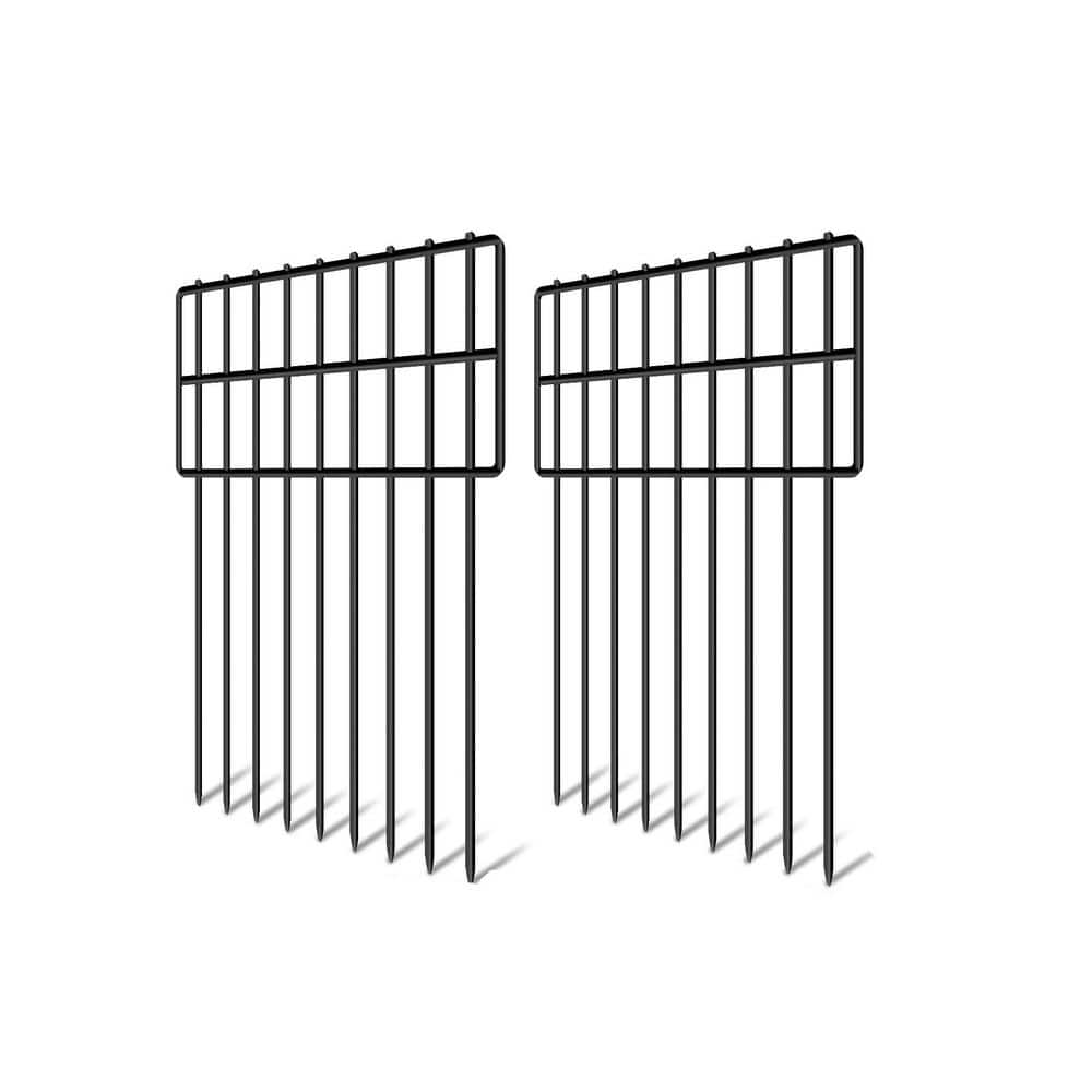 17in. (H) X 27ft. (L) 25 Panels Garden Fencing Animal Barrier 1.25in. Gap Rustproof Metal Stakes Decorative Garden Fence price history on PriceWatchPro