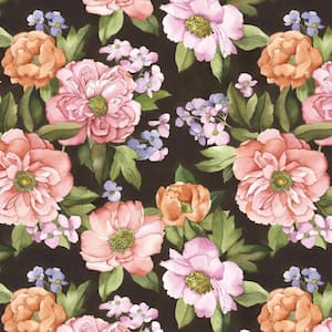 RoomMates Vintage Floral Blooms Peel and Stick Wallpaper