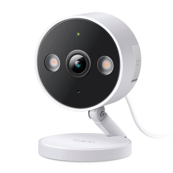 Wired Indoor/Outdoor Hardwired 2K QHD Security Camera with Color Night Vision, Motion Detection and Invisible IR Mode.