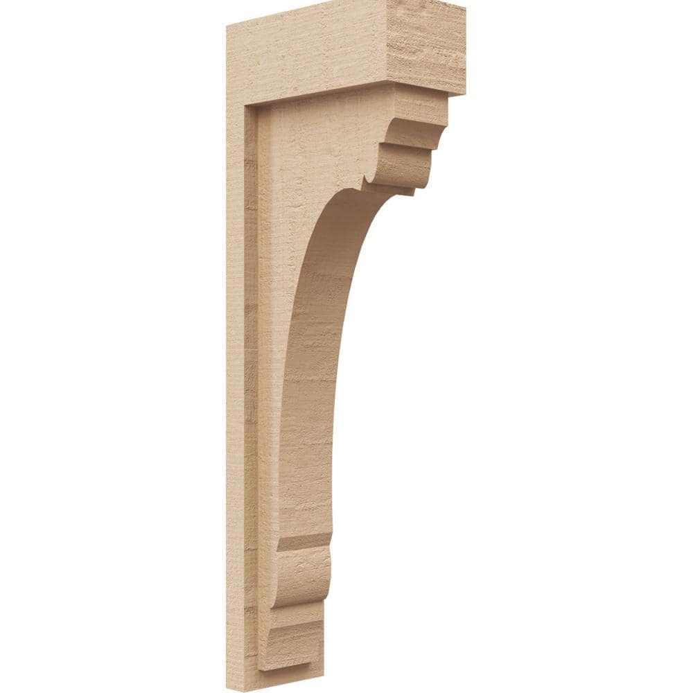 3 in. x 18 in. x 6 in. Thin Warren Rough Cedar Woodgrain TimberThane Corbel, Primed Tan price history on PriceWatchPro
