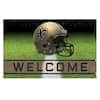 Fanmats New Orleans Saints Door Mat 18x30 Rubber Welcome Mat