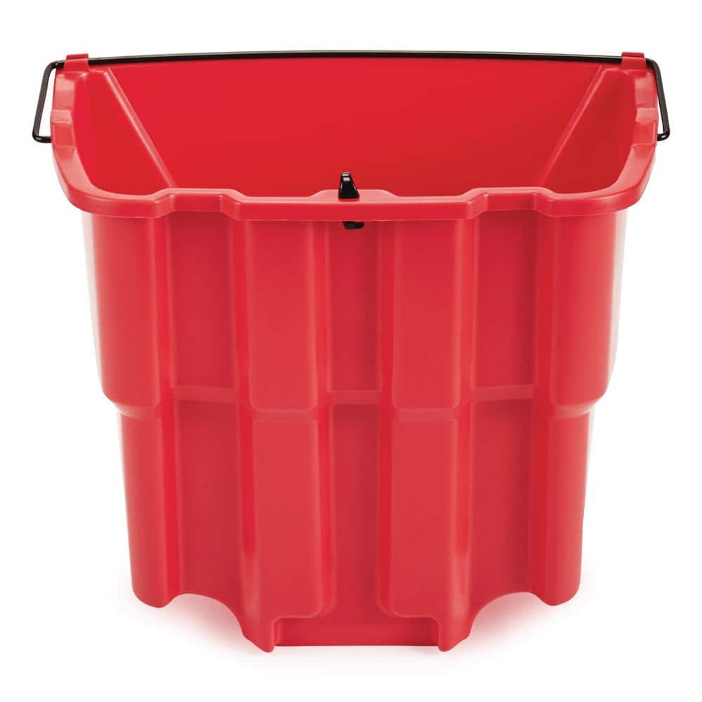 Rubbermaid Commercial Products WaveBrake 4.5 Gal. Red Plastic Dirty Water  Bucket 2064907 - The Home Depot