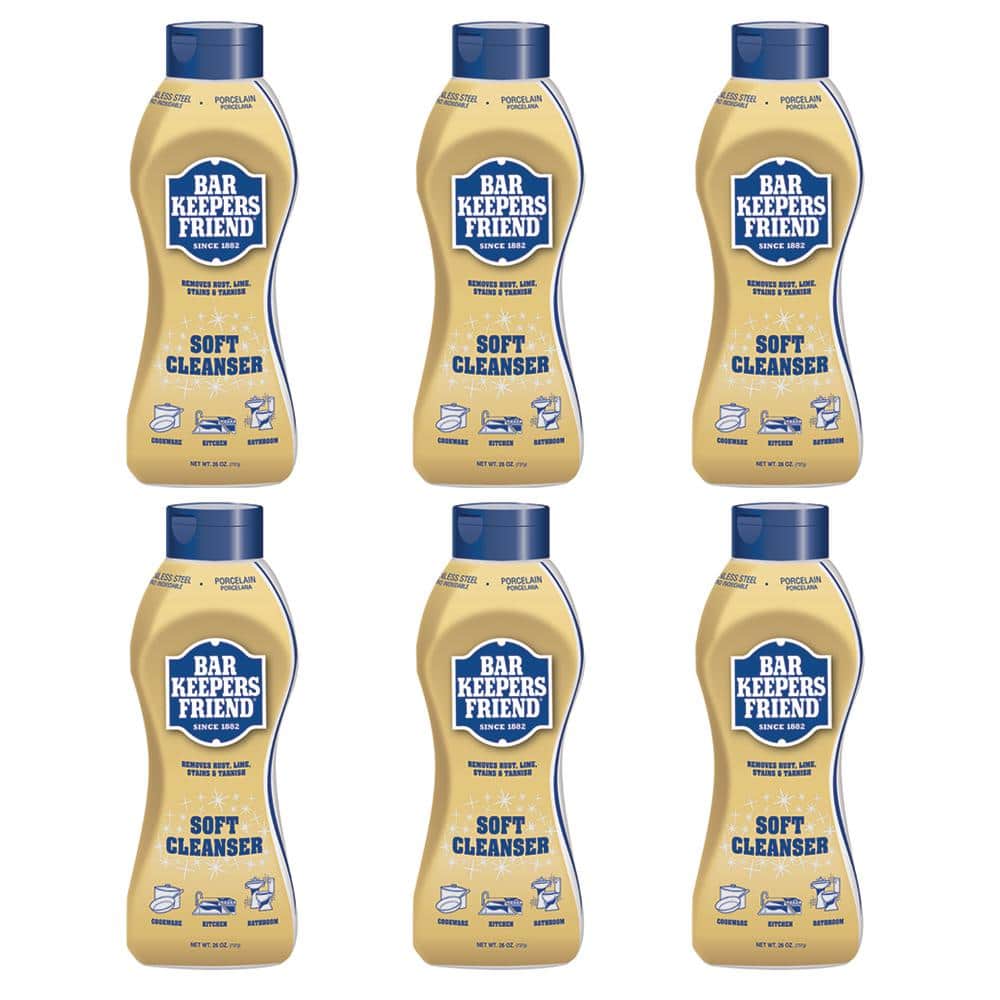Bar Keepers Friend 26 oz. Soft Cleanser (6-Pack) All-Purpose Cleaner 11624  COMBO2 The Home Depot