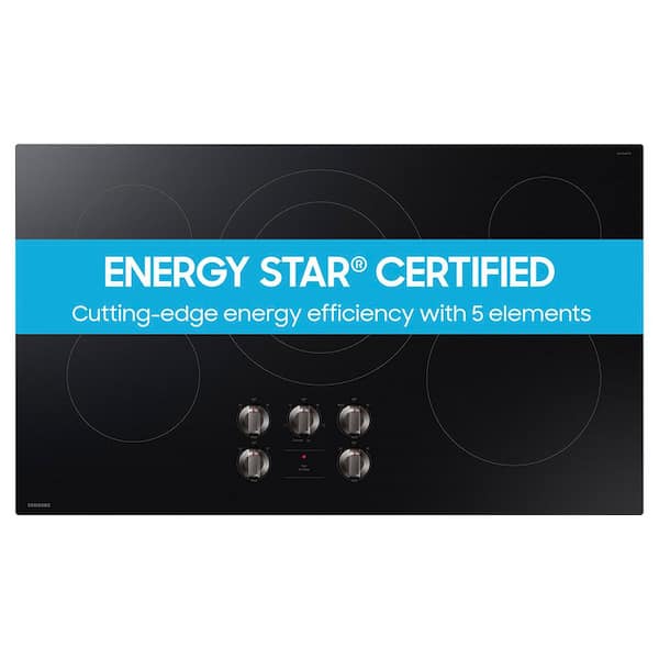 36" Electric ENERGY STAR Certified Ceramic Cooktop with 5 Elements