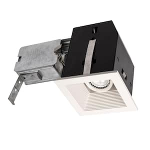 Cube Series 4 in. Matte White LED Recessed Complete Fixture Kit
