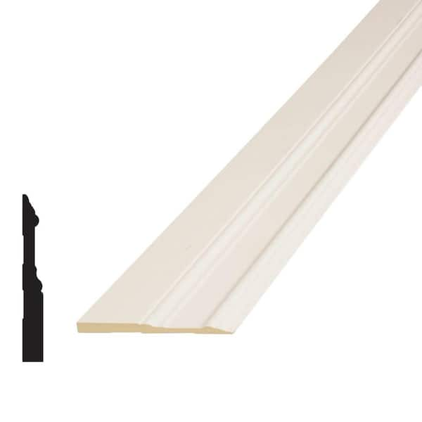 CE TECH 5 ft. 1/2 Round Baseboard Cord Channel, White-A50-5W - The Home  Depot