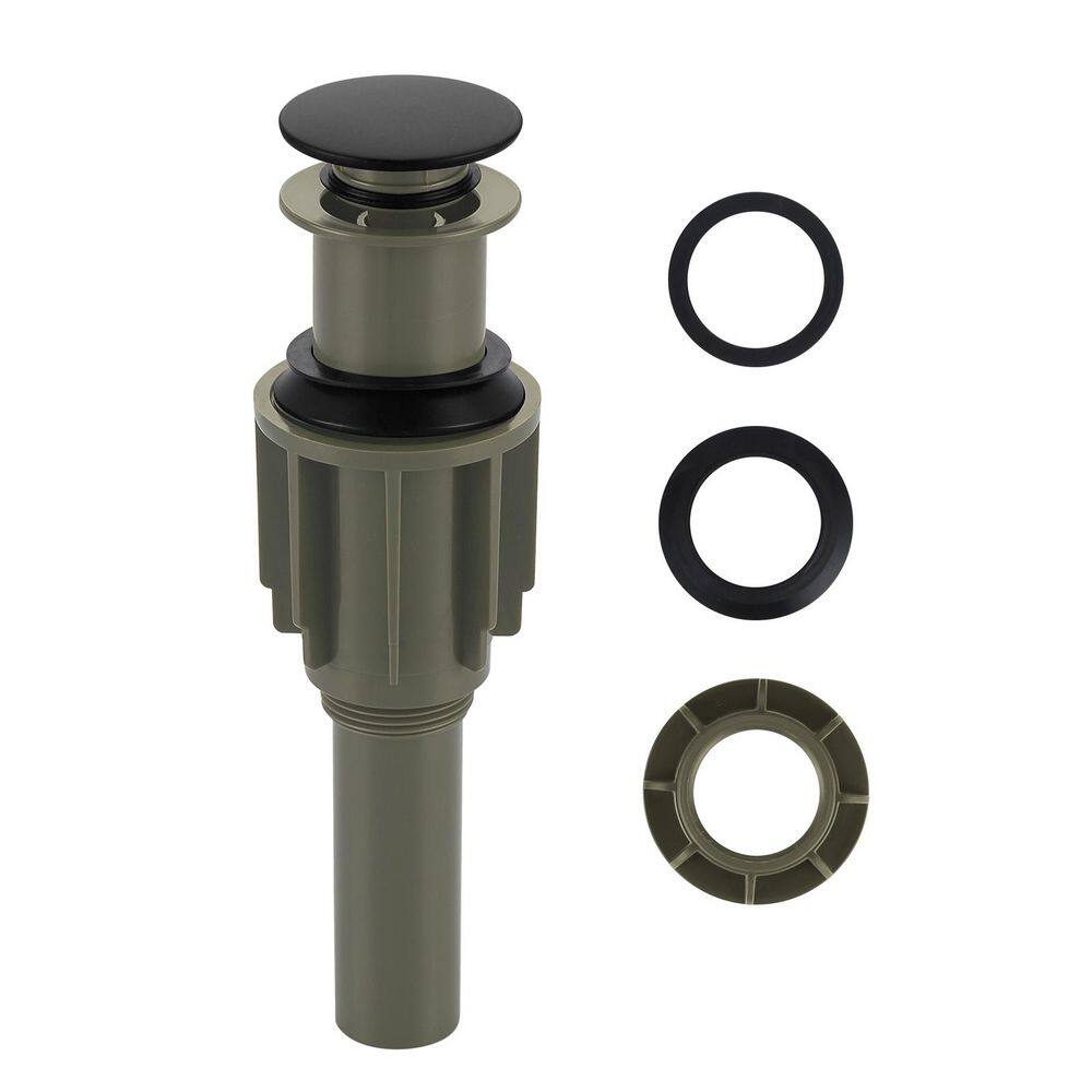 Pop Up Drain without Overflow for Bathroom Faucet in Matte Black price history on PriceWatchPro