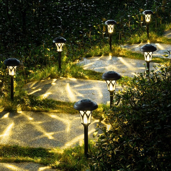 Solar Bronze Integrated LED Path Light (6-Pack)