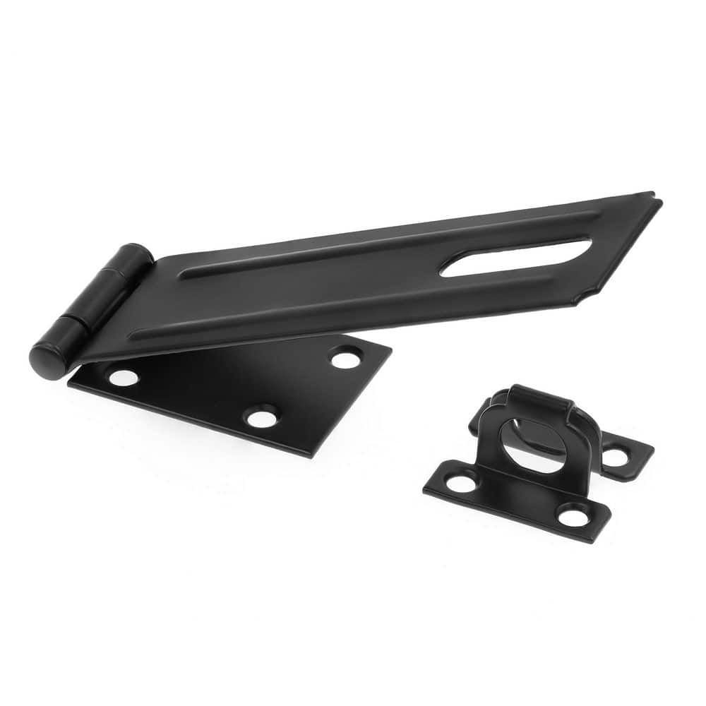 Prime-Line Door and Gate Safety Hasp Hinge Latch with Fixed Staple