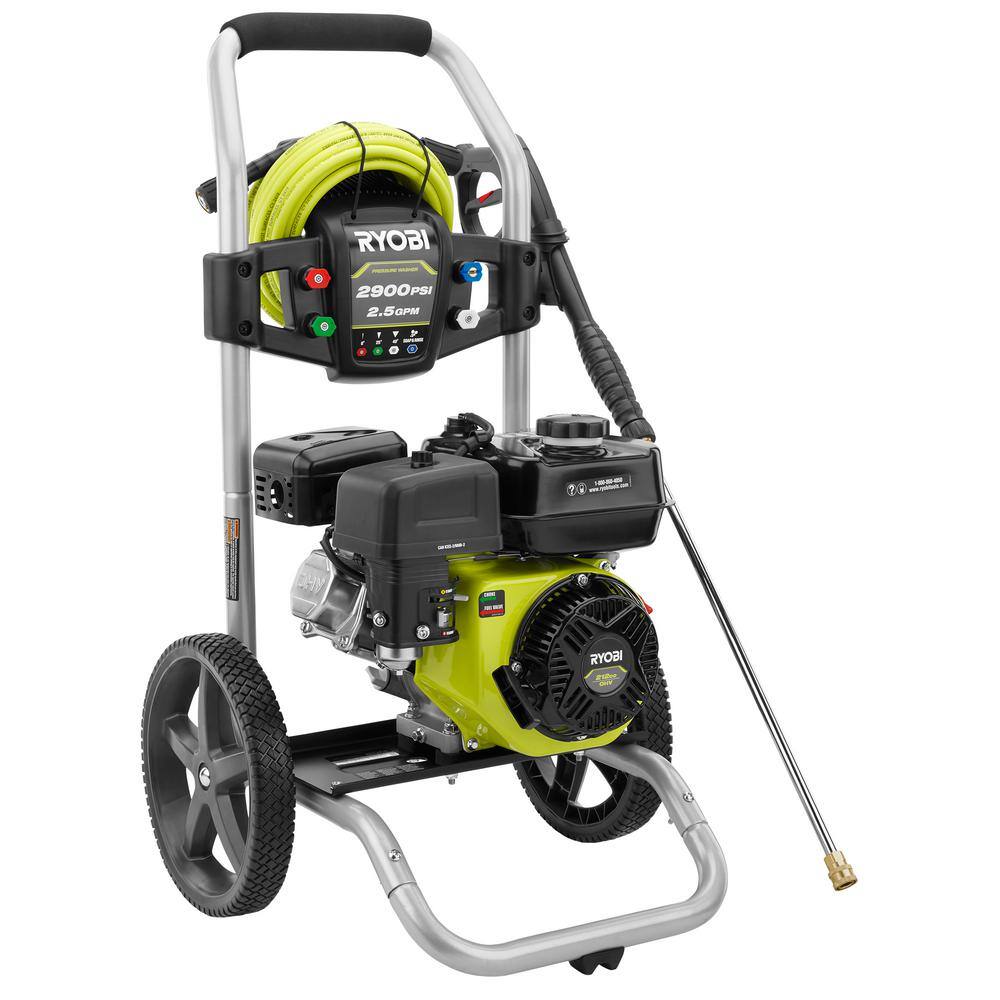 2900 PSI 2.5 GPM Cold Water Gas Pressure Washer - 2