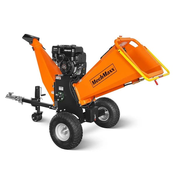 6 in. 15 HP 420 cc Gas Powered Drum Wood Chipper with ZONSEN Engine and Electric Start
