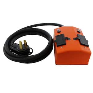 50 ft. NEMA 14-50 50 Amp RV/Generator Plug to PDU Outlet Box (GFCI and Breakers)