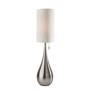 Christina 34.5 in. Stainless Steel Table Lamp