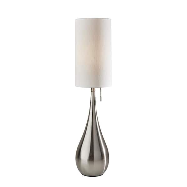 Adesso Christina 34.5 in. Stainless Steel Table Lamp