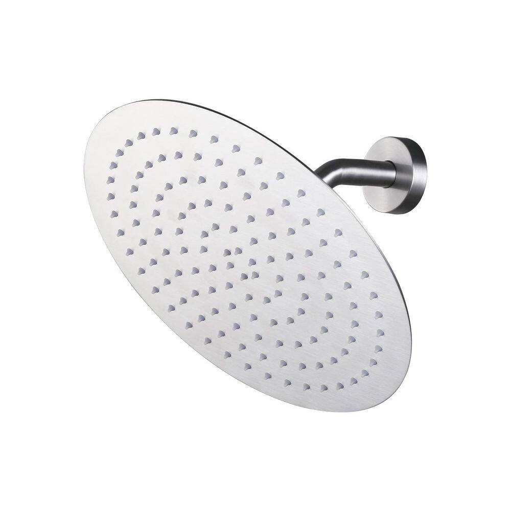 1-Spray Patterns with 1.75 GPM 10 in. Wall Mount Rain Fixed Shower Head in Brushed Nickel price history on PriceWatchPro